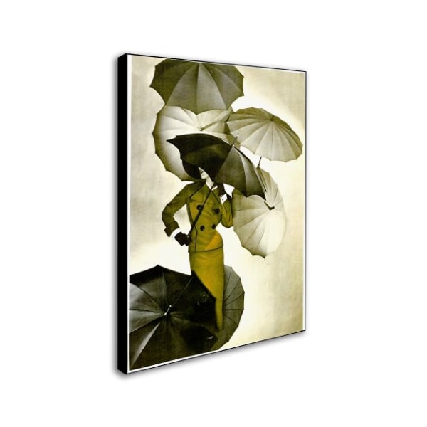 Vintage Apple Collection 'Umbrella' Canvas Art,18x24